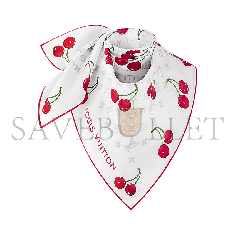LOUIS VUITTON MURAKAMI LV X TM MONOGRAM CERISE SQUARE 90 M94966 (90*90cm) LOUIS VUITTON MURAKAMI LV X TM MONOGRAM CERISE SQUARE 90 M94966 (90*90cm)